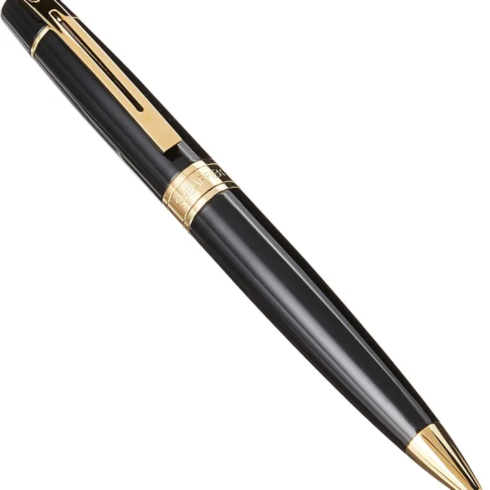 Caneta Sheaffer 300 – Preto Brilhante com Acabamento Dourado