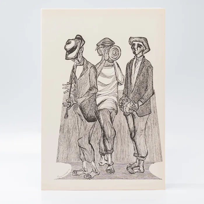 Gravura Clóvis Graciano nº 3 – Trio Popular Descalço