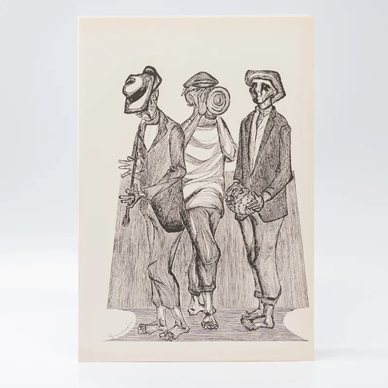 Gravura Clóvis Graciano nº 3 – Trio Popular Descalço