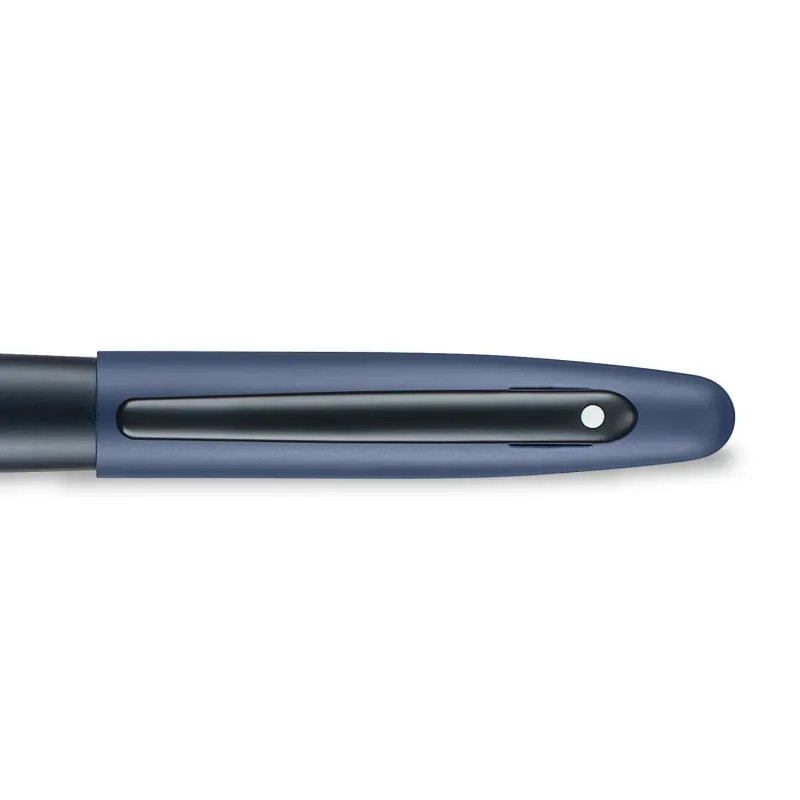 Caneta Sheaffer VFM Tinteiro – Azul Matte com Acabamento Preto
