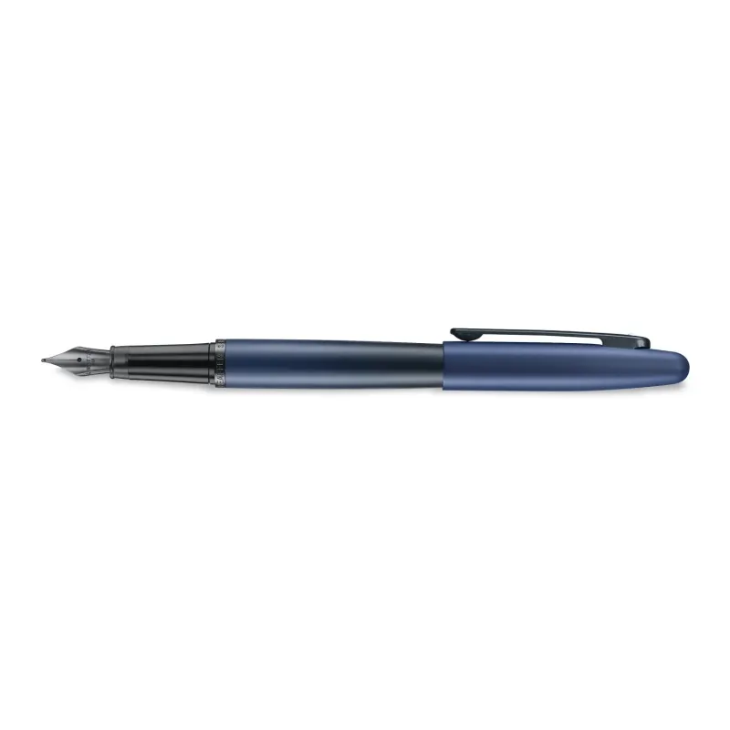 Caneta Sheaffer VFM Tinteiro – Azul Matte com Acabamento Preto