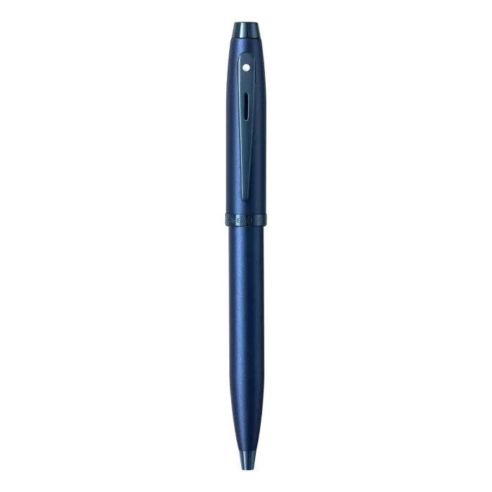 Caneta Sheaffer 100 Esferográfica – Azul Cetim com Acabamento PVD Azul