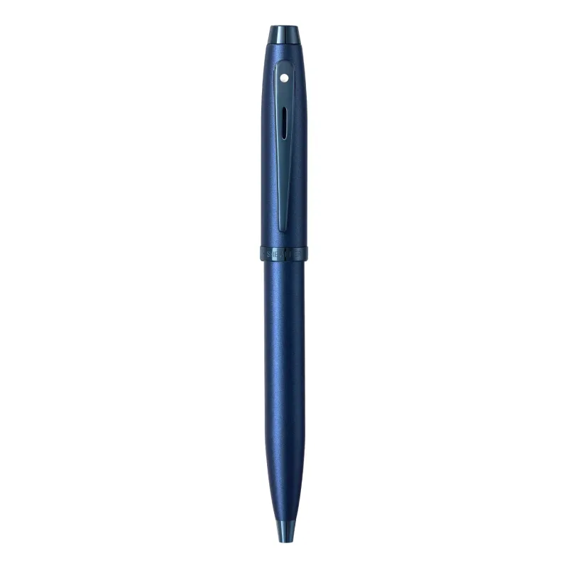 Caneta Sheaffer 100 Esferográfica – Azul Cetim com Acabamento PVD Azul