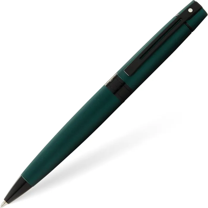 Caneta Sheaffer 300 Esferográfica – Verde Fosco com Acabamento Preto