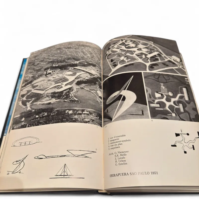 Livro Niemeyer — Luce Wilquin & André Delcourt (Éditions Alphabet, 1977) — Francês — Capa dura