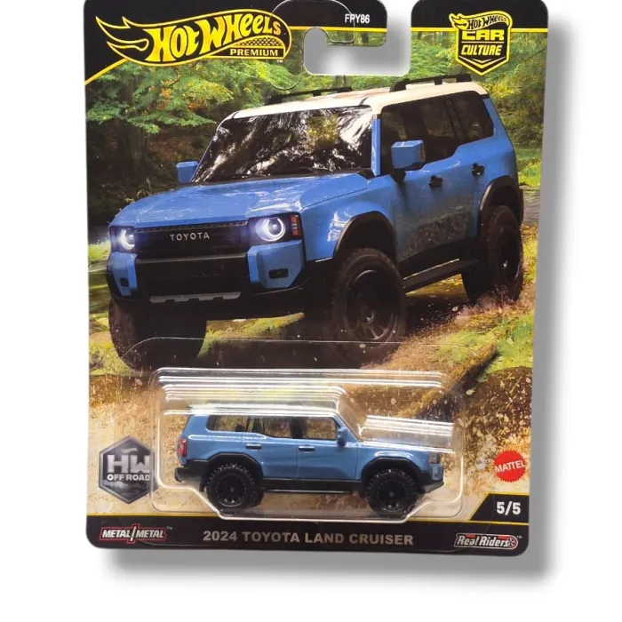 Hot Wheels Premium – Car Culture 2024 Toyota Land Cruiser (5/5) – Real Riders