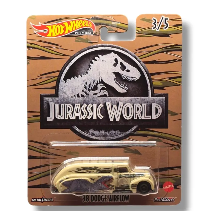 Hot Wheels Premium – Jurassic World ’38 Dodge Airflow (3/5) – Real Riders