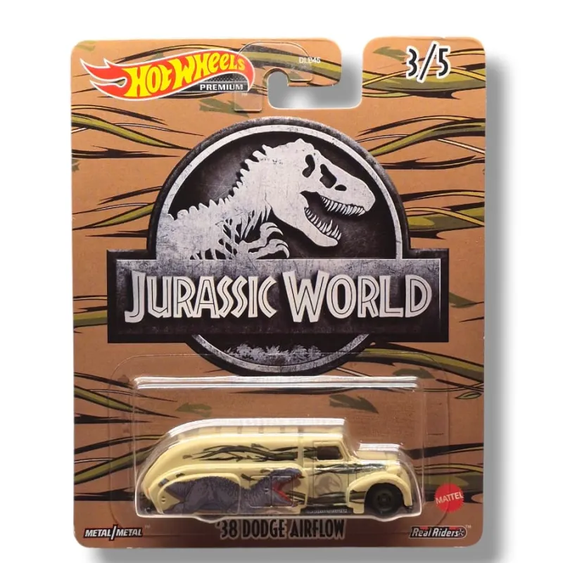 Hot Wheels Premium – Jurassic World ’38 Dodge Airflow (3/5) – Real Riders