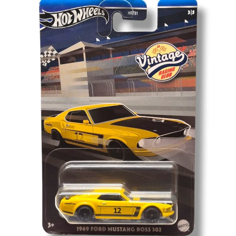 Hot Wheels – Vintage Racing Club 1969 Ford Mustang Boss 302 (3/5)
