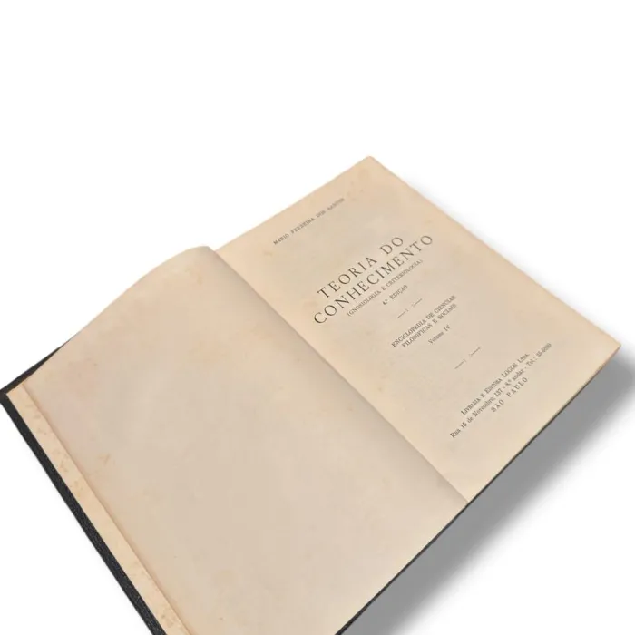 Livro Teoria do Conhecimento — Mário Ferreira dos Santos (Editora Logos, 1959) — Capa dura