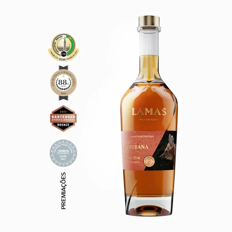 Whisky Lamas Amburana – Single Malt | Madeiras Brasileiras | 720 ml | 43% vol