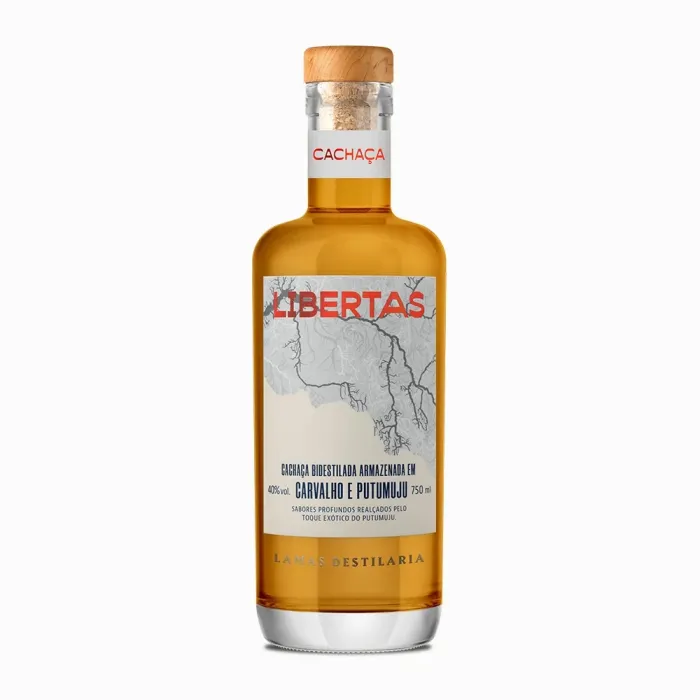 Cachaça Libertas Carvalho Americano e Putumuju – 750 ml
