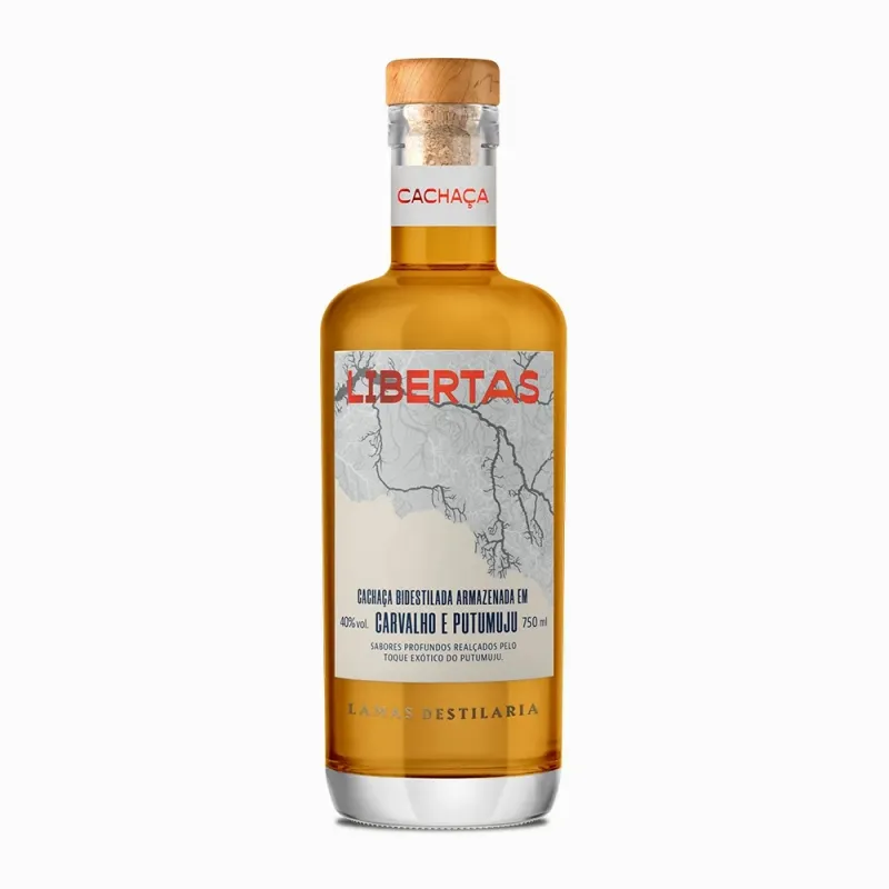 Cachaça Libertas Carvalho Americano e Putumuju – 750 ml