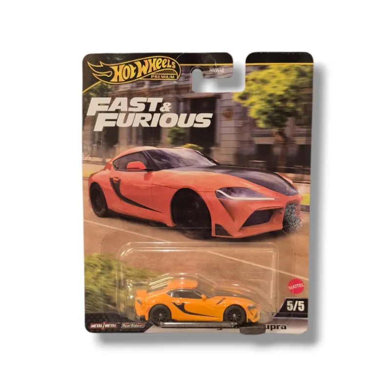 Hot Wheels Premium Toyota GR Supra 2021 – Velozes e Furiosos