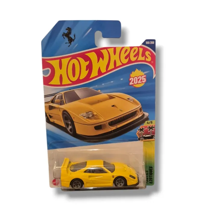 Hot Wheels Ferrari F40 Competizione – Amarelo (2025)