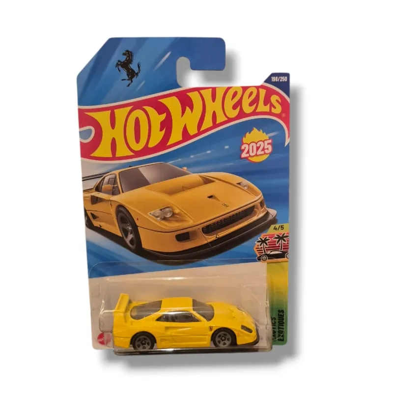 Hot Wheels Ferrari F40 Competizione – Amarelo (2025)