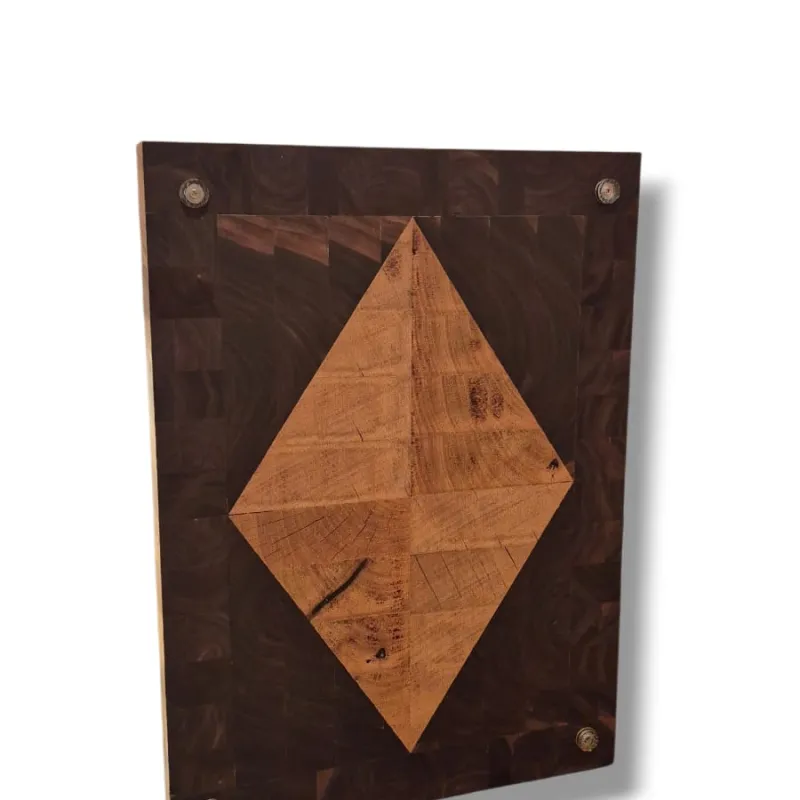 Tábua Bandeira do Brasil em Marchetaria (Marfim, Ipê-roxo e Roxinho) – 51×37 cm