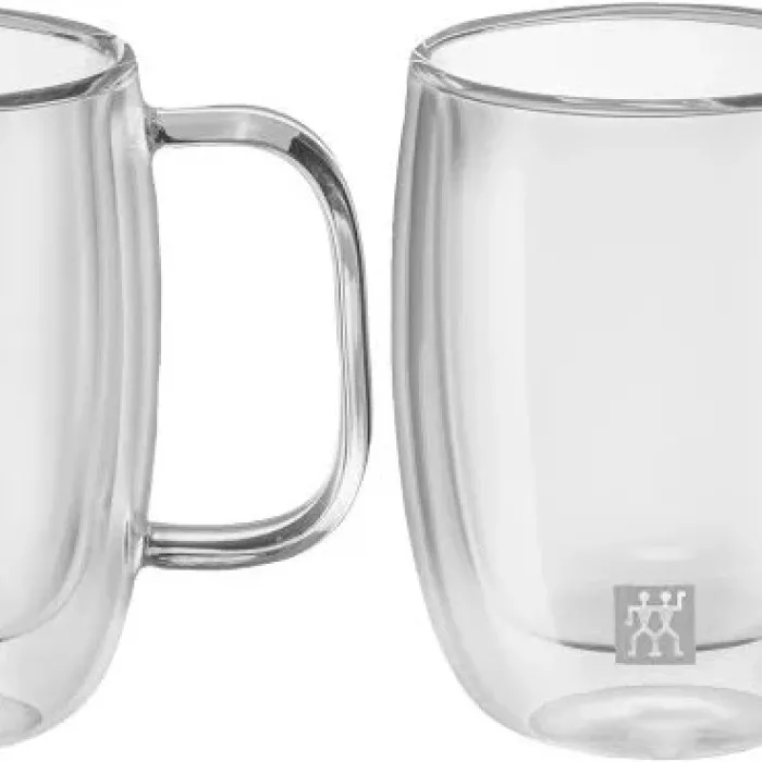 Jogo com 2 Canecas de Vidro de Parede Dupla para Café 355 ml (com Alça) – Sorrento | ZWILLING
