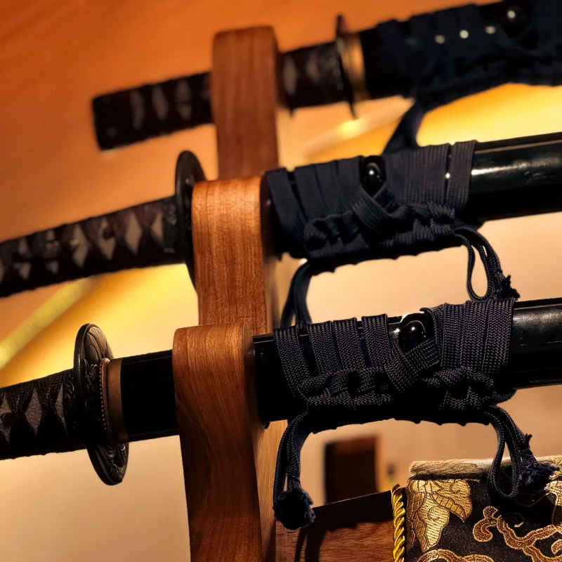 Conjunto Hagakure Daishō + Tantō — Kaji Edson Suemitsu (Aço 5170)