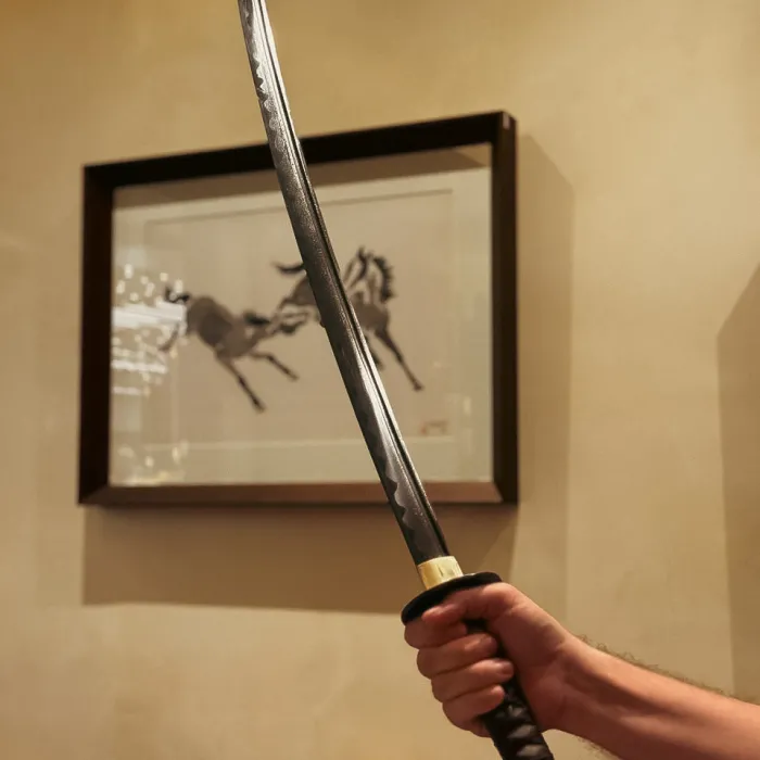 Conjunto Hagakure Daishō + Tantō — Kaji Edson Suemitsu (Aço 5170)