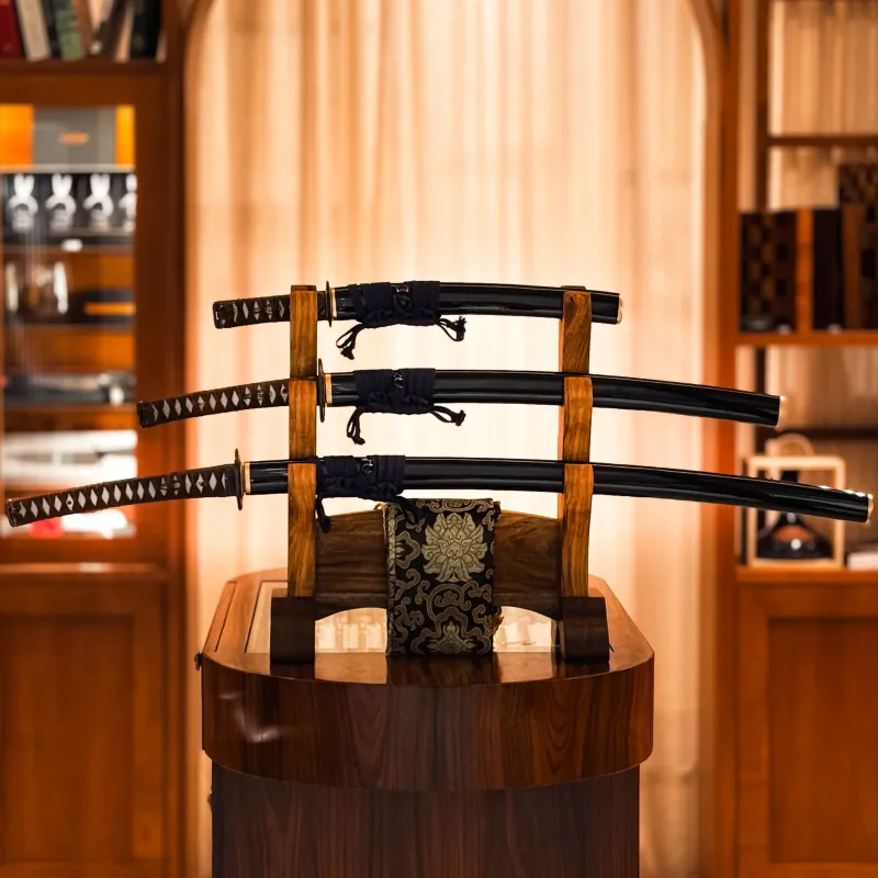 Conjunto Hagakure Daishō + Tantō — Kaji Edson Suemitsu (Aço 5170)